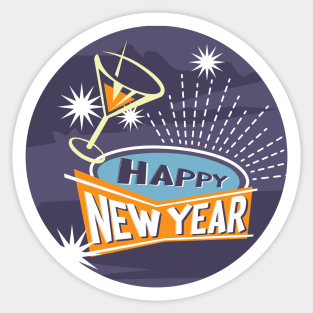 Happy New Year Sticker